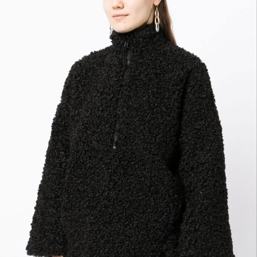 NEW Cynthia Rowley Faux Fur Shearling Pullover